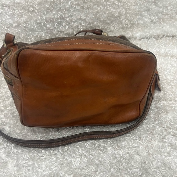 Celine Drawstring Macadam Triomphe Bucket Bag Leather - Picture 9 of 16